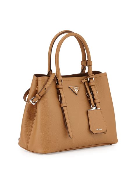 prada saffiano cuir double bag sale|authentic Prada saffiano.